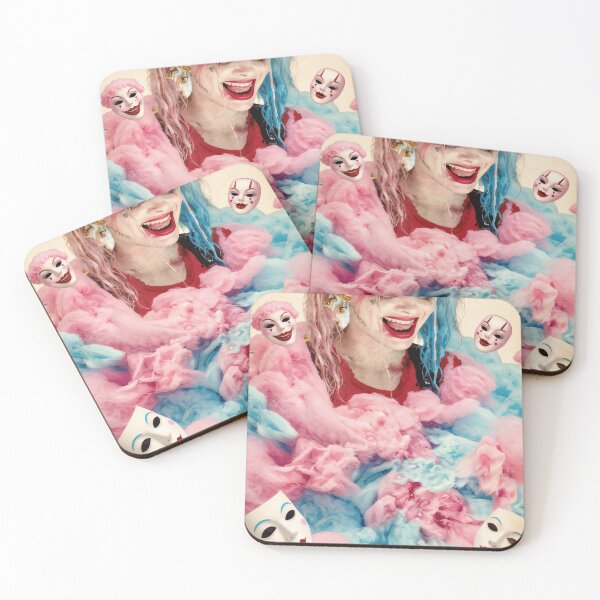 Item preview, Harley Quinn Cotton Candy Tragedy and Comedy Collage designed and sold by y2kponyclub.