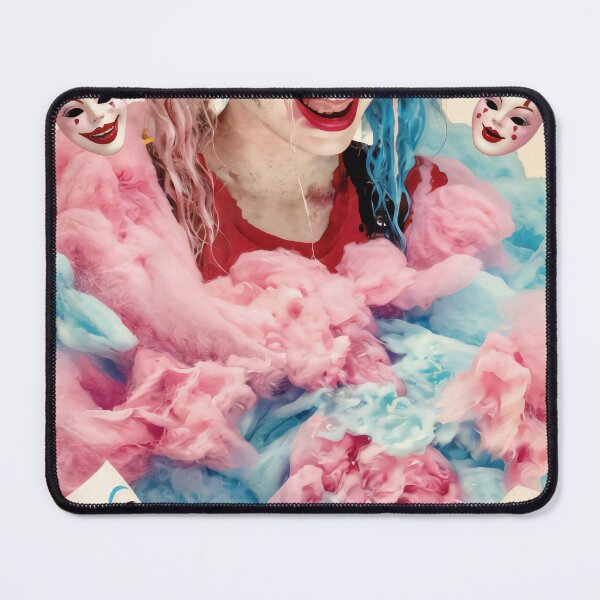 Item preview, Harley Quinn Cotton Candy Tragedy and Comedy Collage designed and sold by y2kponyclub.