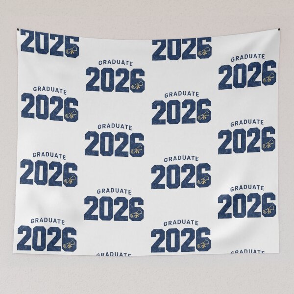 Item preview, Graduate 2026 Navy Gold Graduation Design designed and sold by The Salted Lime Cape Cod .