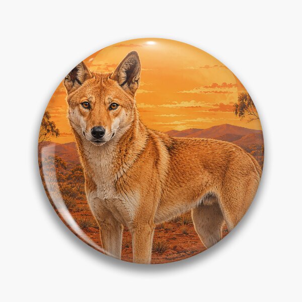 Item preview, Outback Dingo Sunset designed and sold by Pixel Junkies Studio.