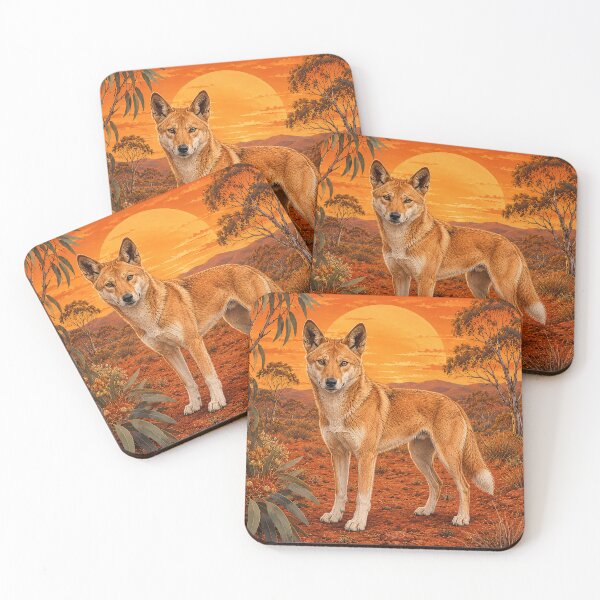 Item preview, Outback Dingo Sunset designed and sold by Pixel Junkies Studio.
