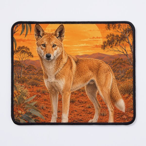 Item preview, Outback Dingo Sunset designed and sold by Pixel Junkies Studio.