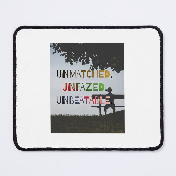 Item preview, Unmatched.Unfazed.Unbeatable aesthetic vibe designed and sold by ArtBySimrat.