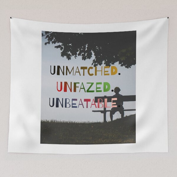 Item preview, Unmatched.Unfazed.Unbeatable aesthetic vibe designed and sold by ArtBySimrat.