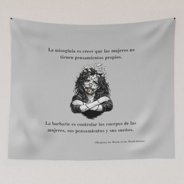 Item preview, La misoginia y la barbarie (Spanish) designed and sold by Words of the World Edition.