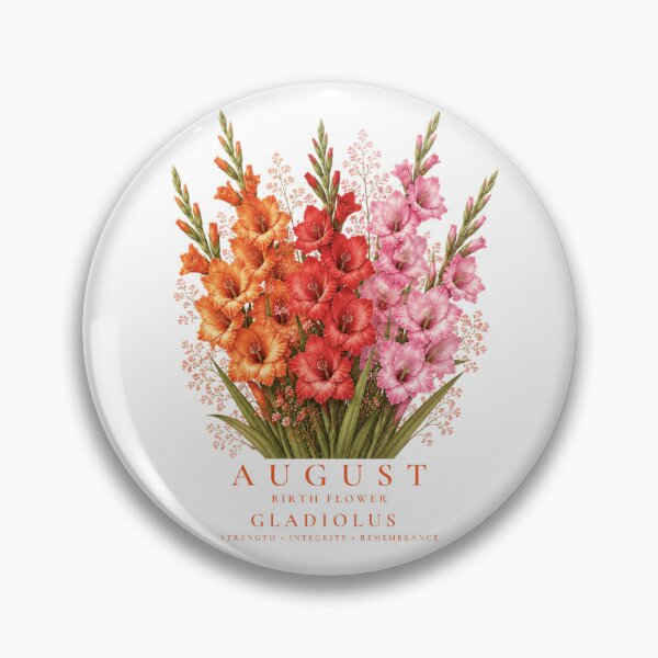 Item preview, August Birth Flower Gladiolus T-Shirt | Born to Bloom Birth Month Flower August Gladiolus Shirt August Birthday Gift Gladiolus Flower Tee designed and sold by Panom Suavichien.