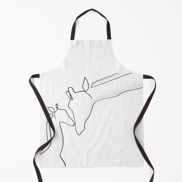 Item preview, Minimalist Giraffe Mother and Baby Line Art designed and sold by Barelythere2324.