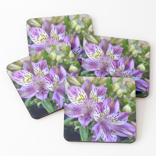 Item preview, Purple Alstroemeria Flower Photography designed and sold by Be Captured by Brittany Emma.