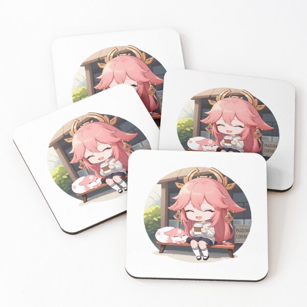 Item preview, Yae Miko Coffee Time designed and sold by colorcover.
