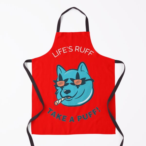Item preview, Life's Ruff Take a Puff - Funny Stoner Dog designed and sold by GenZFashion000.