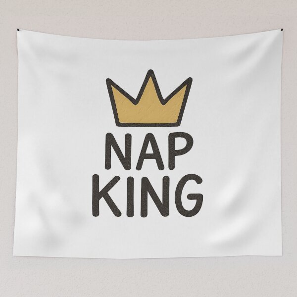 Item preview, Nap King Funny Sleeping Crown Aesthetic designed and sold by tineldesign.
