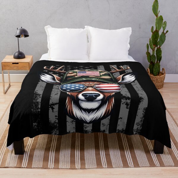 Item preview, Funny Deer 4th July USA Flag America Boys Girls Kids designed and sold by rafaeltto.