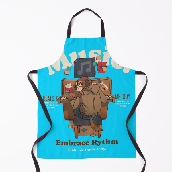 Aperçu de l'œuvre Embrace Rhythm - Chien musicien au piano créée et vendue par GenZFashion000.