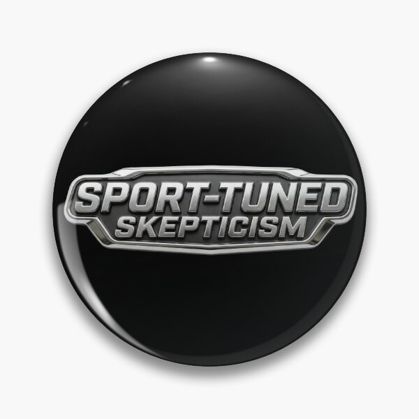 Item preview, Sport‑Tuned Skepticism – Automotive Emblem Parody Design designed and sold by Automotive Art by Greg.