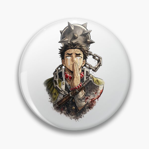 Item preview, Gyomei Himejima The Stone Hashira Fan Art designed and sold by AllGBlArt.