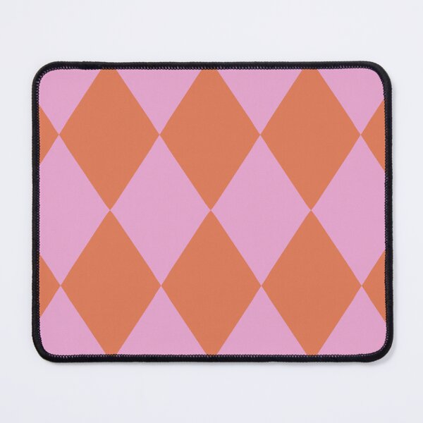 Item preview, Pink and orange harlequin diamonds designed and sold by beesocks.