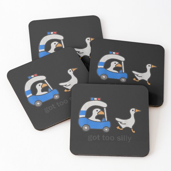 Item preview, Got Too Silly - Funny Goose Police T-Shirt_4500x5400 designed and sold by CriseldaBruning.