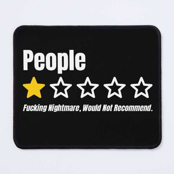 Item preview, People One Star Would Not Recommend Sarcastic Review designed and sold by Dondonmart.