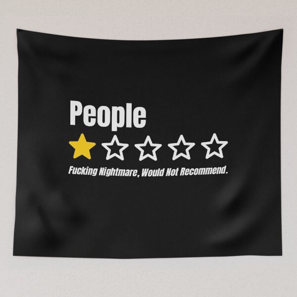 Item preview, People One Star Would Not Recommend Sarcastic Review designed and sold by Dondonmart.