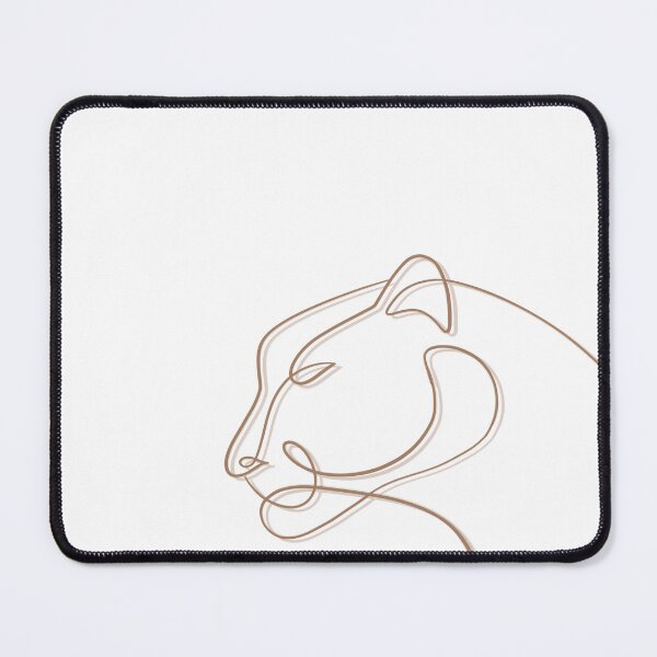 Item preview, Minimalist Big Cat Line Art designed and sold by Barelythere2324.