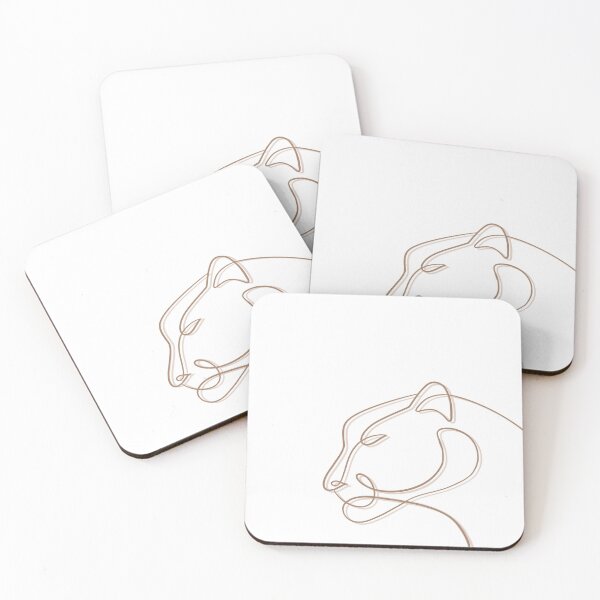 Item preview, Minimalist Big Cat Line Art designed and sold by Barelythere2324.