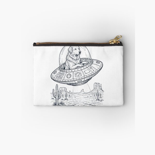Item preview, Vintage Maremma Sheepdog Riding UFO Dog Mom Dad Lover designed and sold by DoodleTortle.