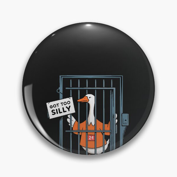 Item preview, Got Too Silly Funny Goose - Funny Goose Jail Bird T-Shirt_4500x5400 designed and sold by CriseldaBruning.