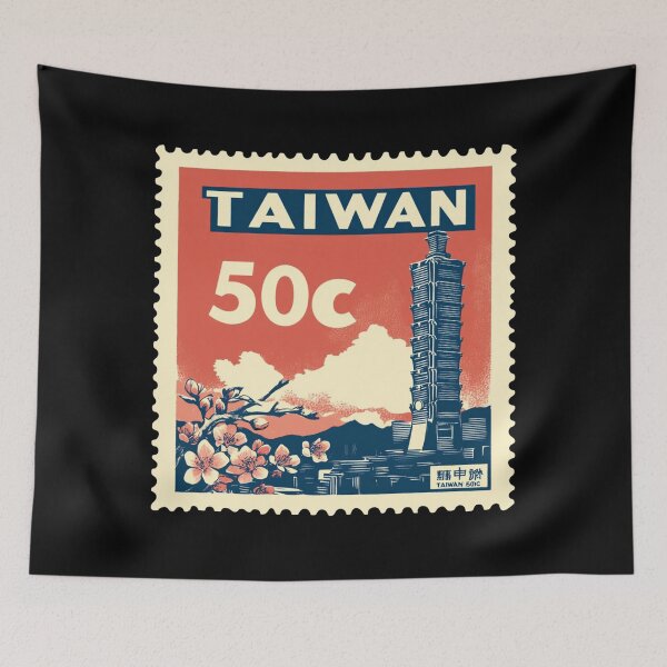 Item preview, Taiwan Vintage Postage Stamp - Taipei 101 designed and sold by tiigerdad.