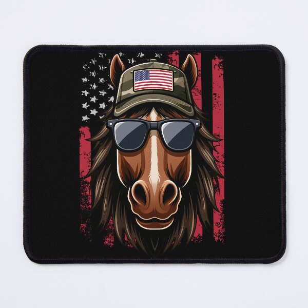 Item preview, Funny Brown Horse 4th July USA Flag America Boys Girls Kids designed and sold by rafaeltto.