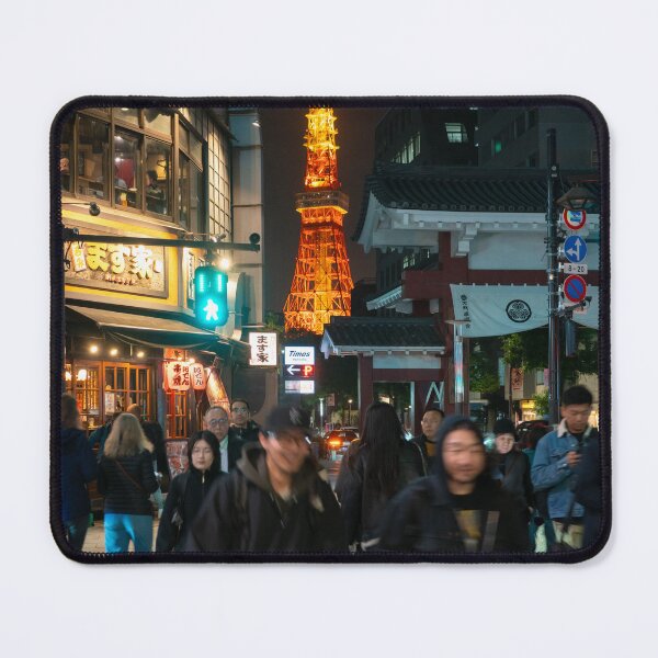 Item preview, Tokyo at night time with Tokyo Tower at the background designed and sold by sinseeho.