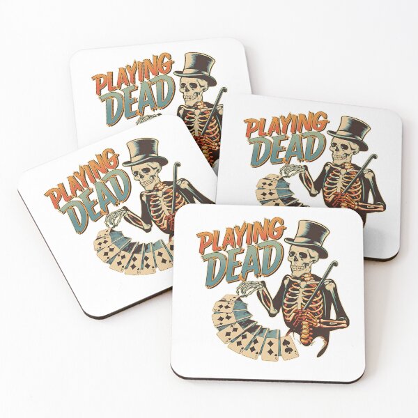 Item preview, Playing Dead Retro Vintage Skeleton designed and sold by LunaPixelStudio.