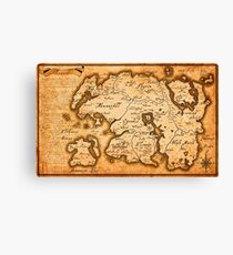 Lienzo Mapa de Tamriel