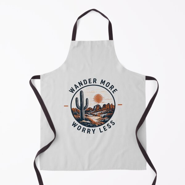Item preview, Wander More Worry Less Desert Sunset Retro Design designed and sold by StateMoodDesigns.