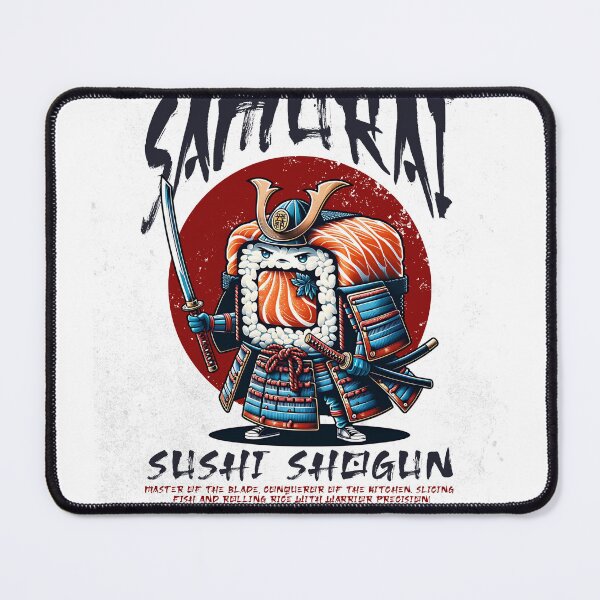 Item preview, Samurai Sushi Shogun Retro Japan Food Warrior designed and sold by Master_Reed.
