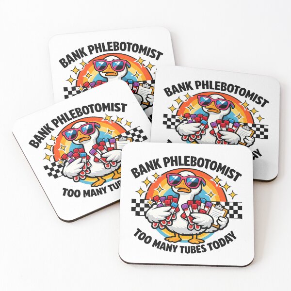 Item preview, Funny Goose Bank Phlebotomist Retro Chaos Sunglasses Checkered Design for National Phlebotomists Week designed and sold by ClinicalHubs.