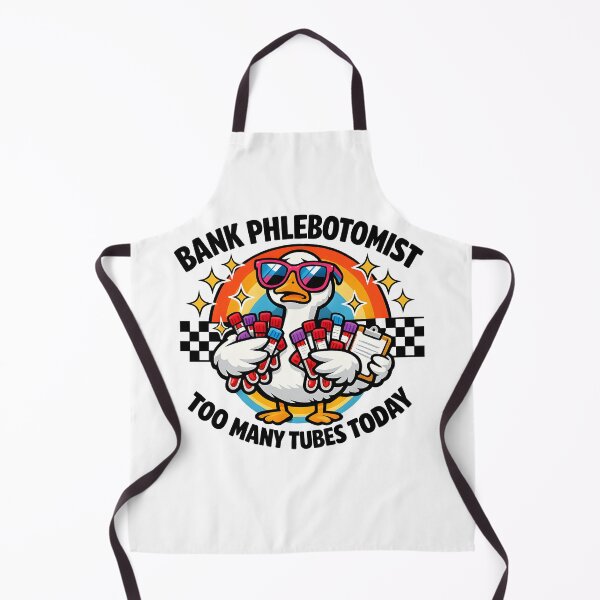 Item preview, Funny Goose Bank Phlebotomist Retro Chaos Sunglasses Checkered Design for National Phlebotomists Week designed and sold by ClinicalHubs.