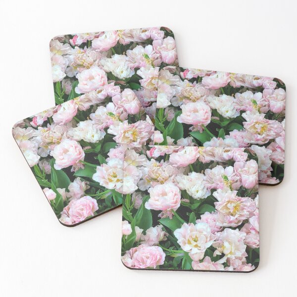 Item preview, Pinkish White Tulips in a Field designed and sold by Facebook.com/ ArtByAmyMinori.