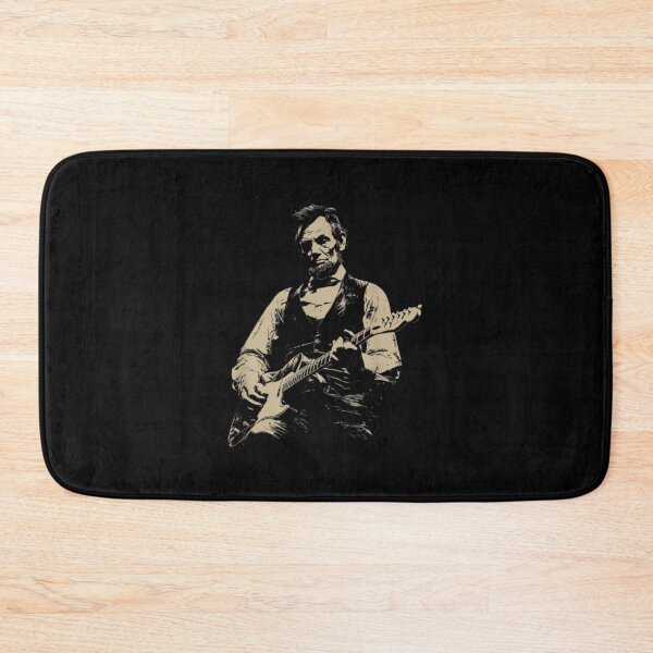 Item preview, President Abraham Lincoln Abe Lincoln Playing Guitar Retro Vintage designed and sold by OtoFunFC.