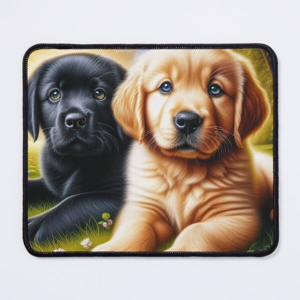 Item preview, Adorable Black and Golden Labrador Retrievers Puppies designed and sold by Wags & Tails.