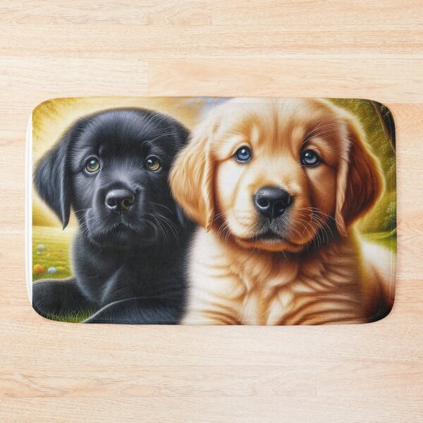 Item preview, Adorable Black and Golden Labrador Retrievers Puppies designed and sold by Wags & Tails.