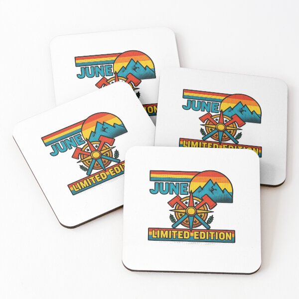 Item preview, June Limited Edition Retro Mountain Adventure designed and sold by Colorful-Garden.