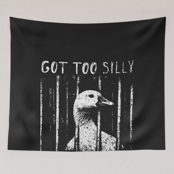 Item preview, Got Too Silly Goose Meme Funny Goose Jailbird Prison T-Shirt_4500x5400 designed and sold by CriseldaBruning.