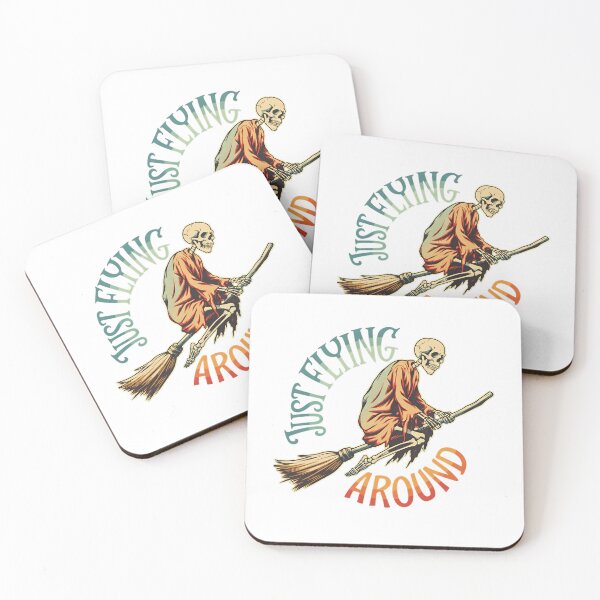 Item preview, Just Flying Around Retro Skeleton designed and sold by LunaPixelStudio.