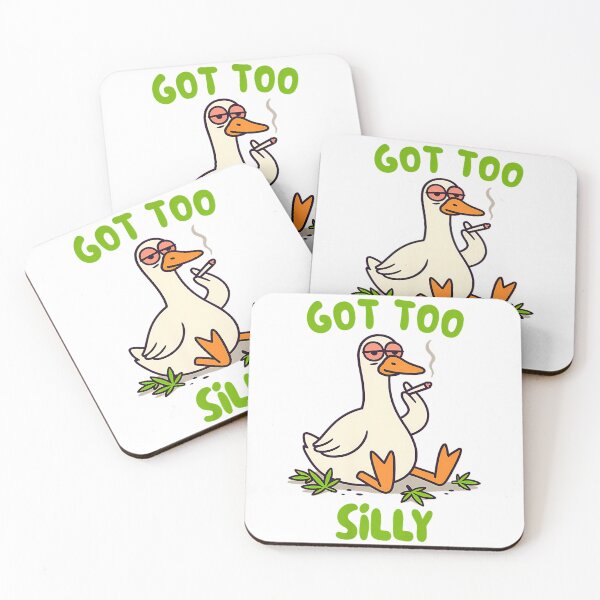 Item preview, Cannabis Stoner Silly Goose Smoking Weed 420 Got Too Silly T-Shirt_4500x5400_4500x5400 designed and sold by CriseldaBruning.