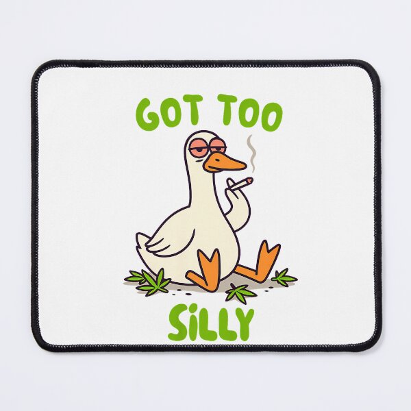 Item preview, Cannabis Stoner Silly Goose Smoking Weed 420 Got Too Silly T-Shirt_4500x5400_4500x5400 designed and sold by CriseldaBruning.