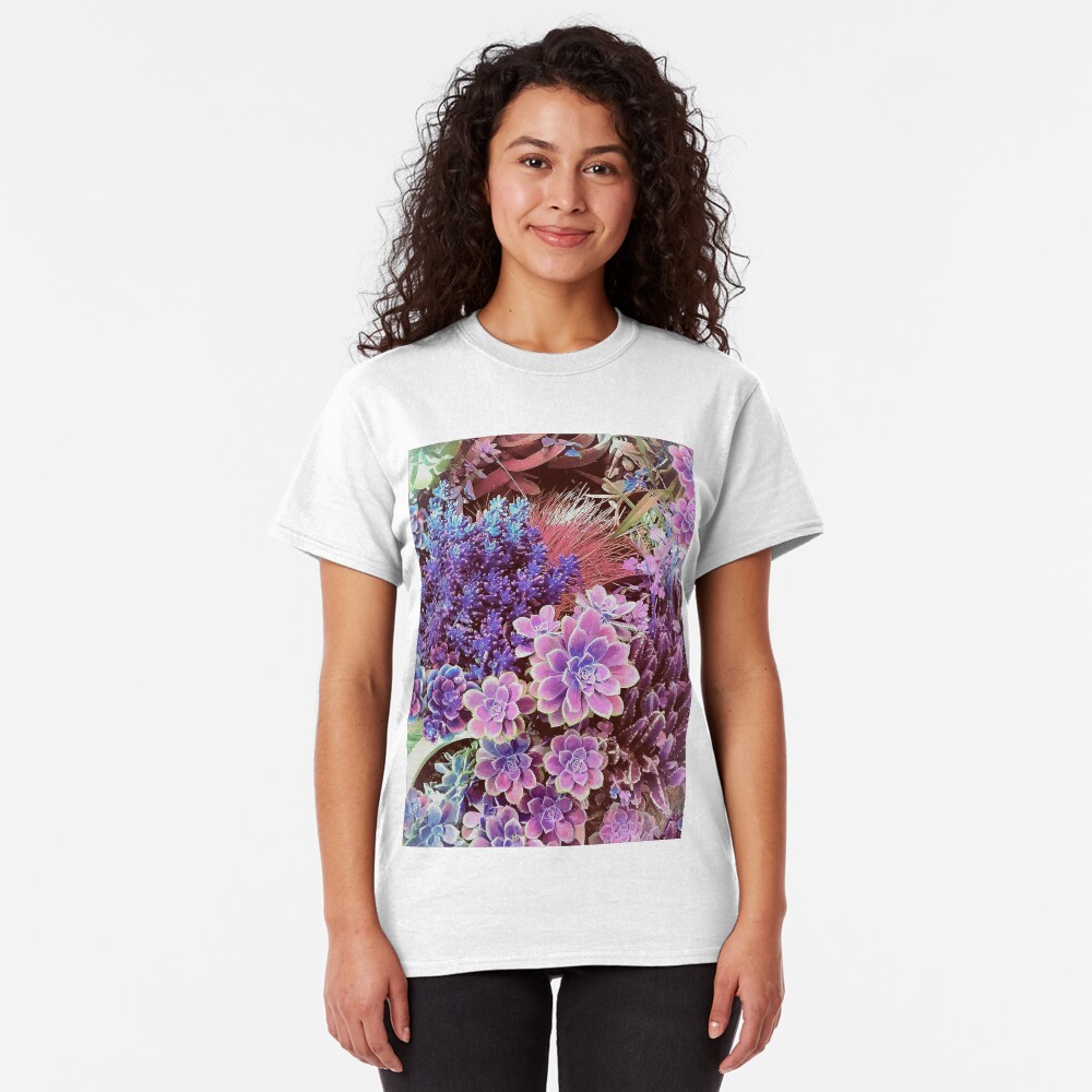 Succulent Garden View Classic T-Shirt