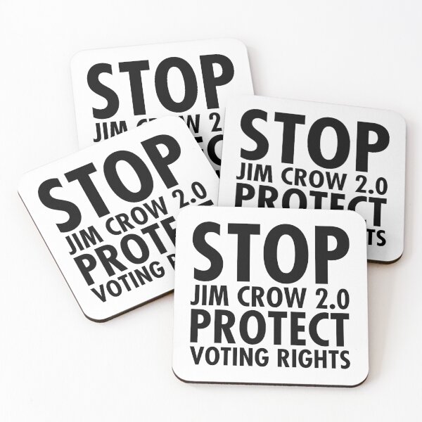 Item preview, Stop Jim Crow 2.0 - Protect Voting Rights (black) designed and sold by Thelittlelord.