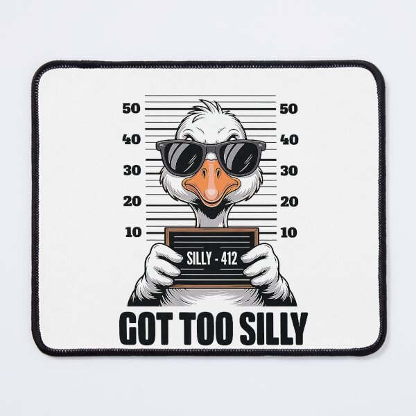 Item preview, Got Too Silly Funny Goose Face Mugshot Humor for Men Women T-Shirt_4500x5400 designed and sold by CriseldaBruning.