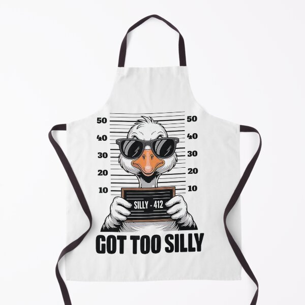 Item preview, Got Too Silly Funny Goose Face Mugshot Humor for Men Women T-Shirt_4500x5400 designed and sold by CriseldaBruning.