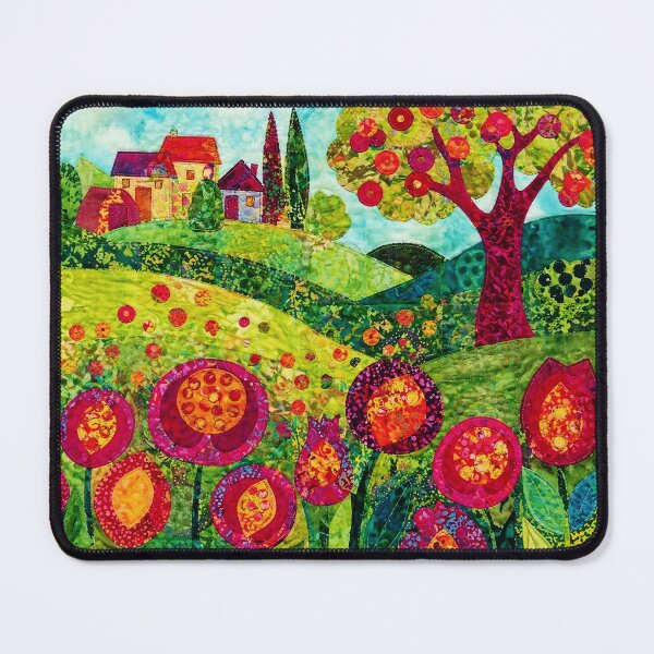 Item preview, Colorful Quilted Garden Landscape designed and sold by Modaozushi216.